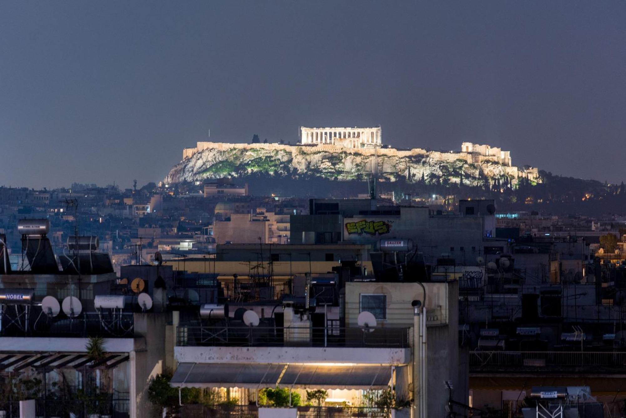 Athens & Acropolis View 7Th Floor Apartment ภายนอก รูปภาพ